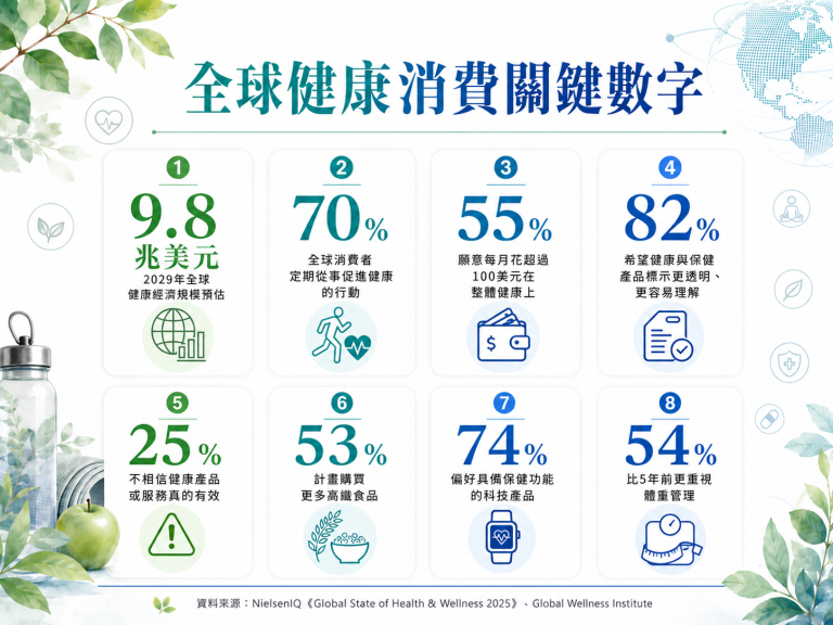 智點直銷媒--55％受訪者每月願花100美元以上顧健康 從NIQ最新資料看直銷保健品的下一步